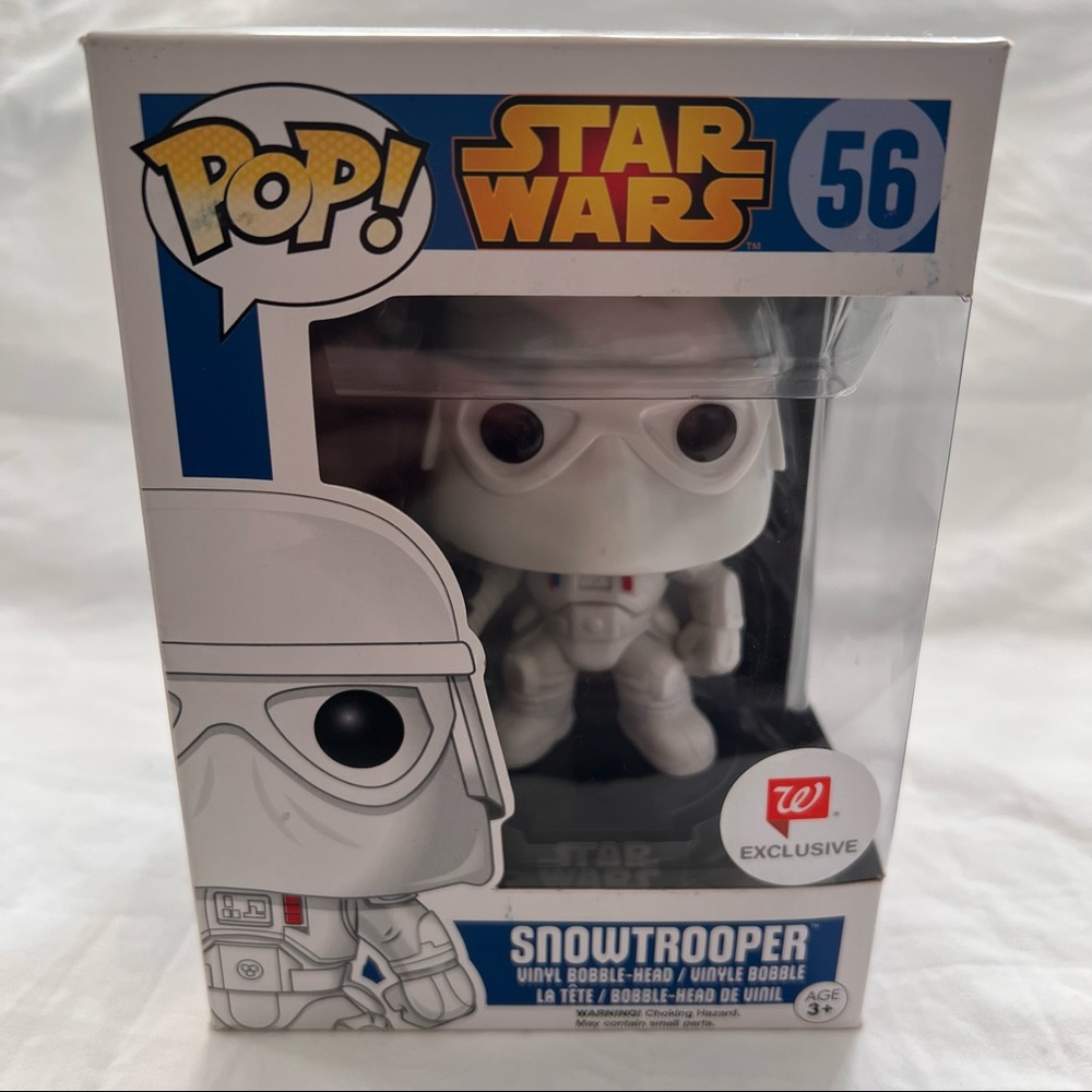 FUNKO POP! Star Wars: 56, Snowtrooper, Walgreens Exclusive
